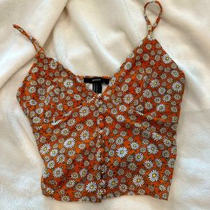 Floral crop top